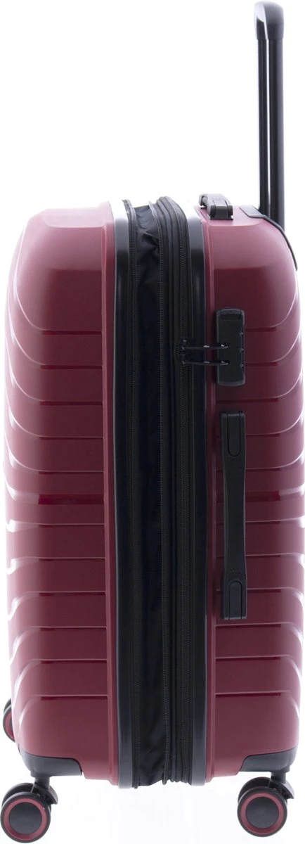 Gladiator Kick-Off Middelgrote Koffer Expandable - 67 Cm - 72/90 Liter - Eco Friendly Recyclebaar PP - Rood 9 Gladiator Kick-Off Middelgrote Koffer Expandable - 67 Cm - 72/90 Liter - Eco Friendly Recyclebaar PP - Rood - Afbeelding 7