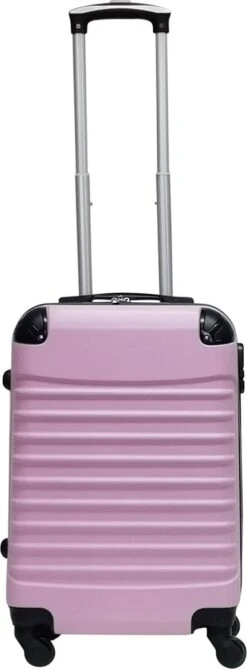 Castillo Quadrant 2 Delige ABS Kofferset (XL+S) - Soft Pink -Bagageopslag 443x1200 3
