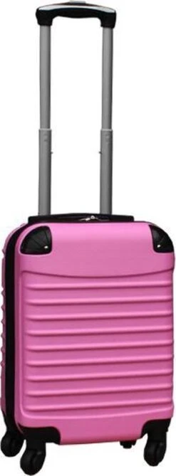 Travelerz Kofferset 3 Delig Met Wielen En Cijferslot - Handbagage Koffers - ABS - Licht Roze -Bagageopslag 443x1200 4