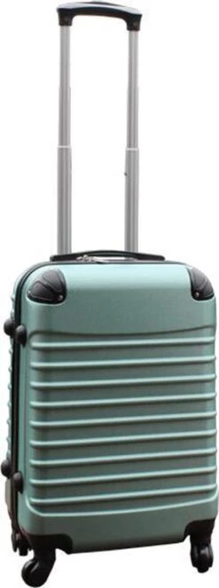 Travelerz Kofferset 3 Delig Met Wielen En Cijferslot - ABS - Groen (228-) -Bagageopslag 447x1200 4