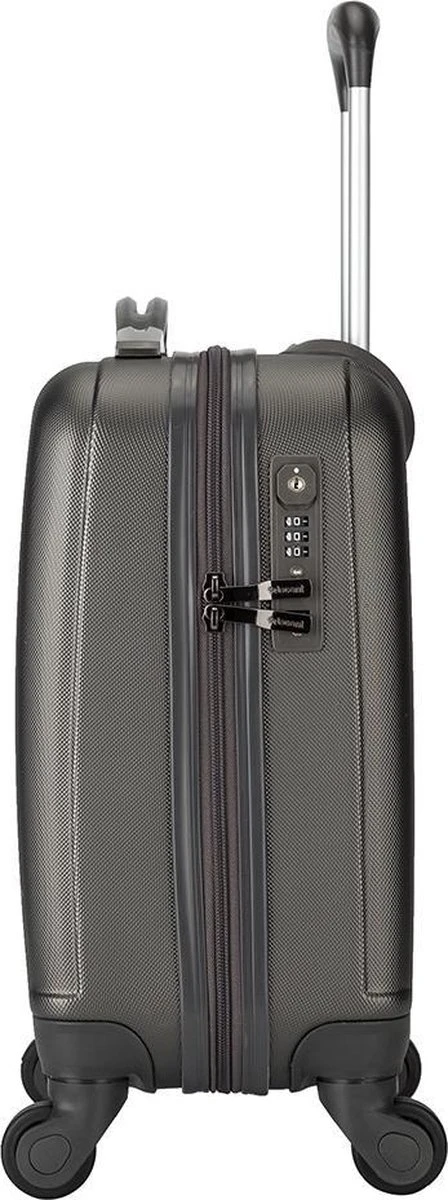 Decent Handbagage Koffer / Trolley / Reiskoffer - 42 Cm - 24 Liter - ABS - Maxi Air - Grijs 11 Decent Handbagage Koffer / Trolley / Reiskoffer - 42 Cm - 24 Liter - ABS - Maxi Air - Grijs - Afbeelding 9