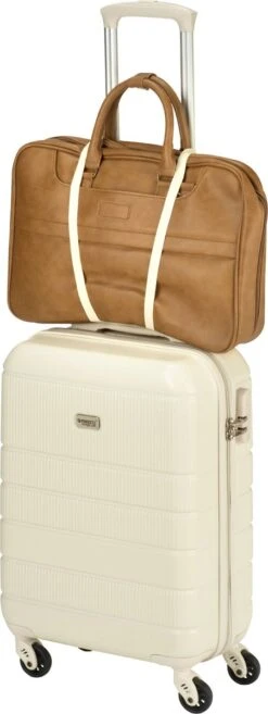 Princess Traveller Florence - Handbagagekoffer Met Strap - Crème - S - 55cm -Bagageopslag 451x1200 5