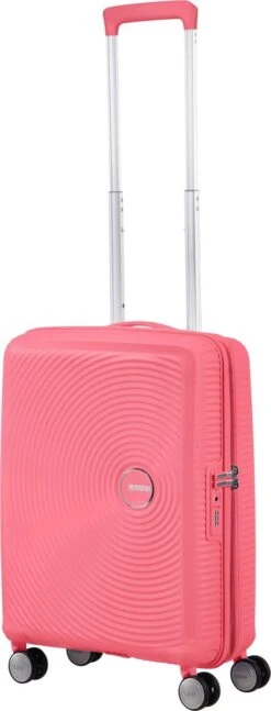 American Tourister Reiskoffer - Soundbox Spinner 55/20 Tsa Uitbreidbaar (Handbagage) Sun Kissed Coral -Bagageopslag 458x1200 2