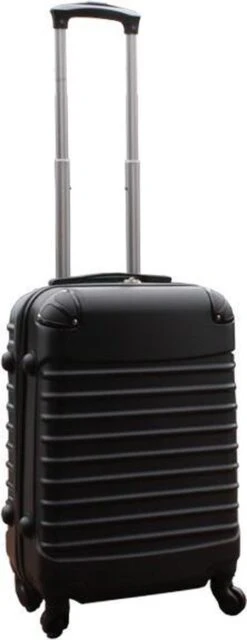 Travelerz Handbagage Koffer Met Wielen 39 Liter - Lichtgewicht - Cijferslot - Zwart
