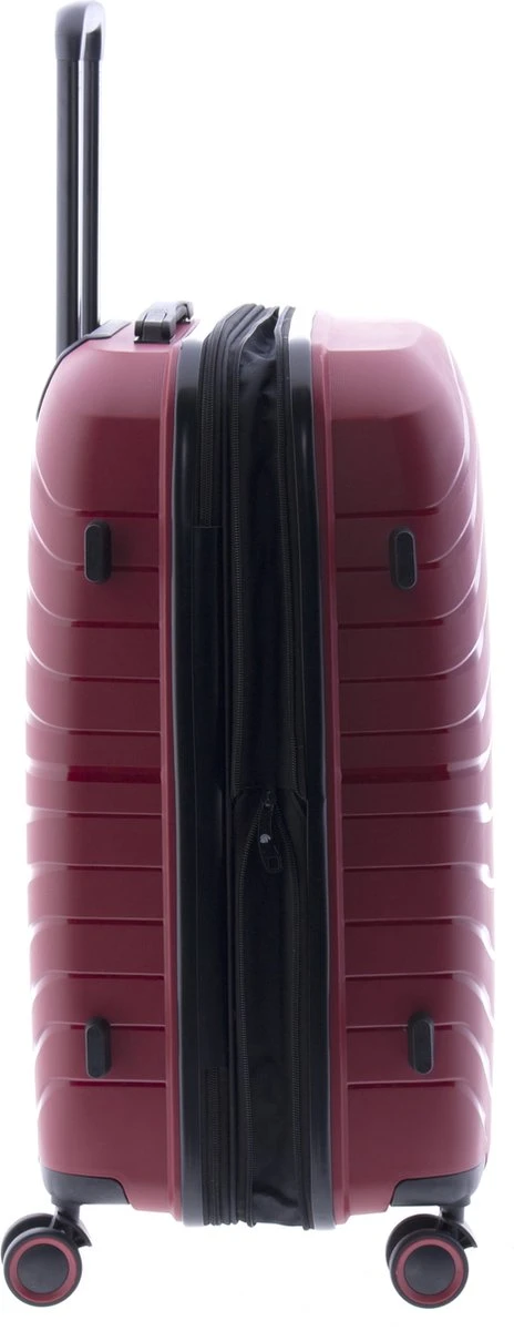 Gladiator Kick-Off Middelgrote Koffer Expandable - 67 Cm - 72/90 Liter - Eco Friendly Recyclebaar PP - Rood 12 Gladiator Kick-Off Middelgrote Koffer Expandable - 67 Cm - 72/90 Liter - Eco Friendly Recyclebaar PP - Rood - Afbeelding 10