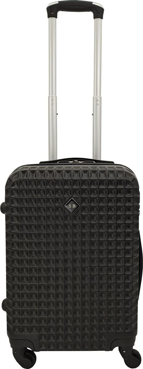 SB Travelbags Handbagage Koffer 55cm 4 Wielen Trolley - Zwart 3 SB Travelbags Handbagage Koffer 55cm 4 Wielen Trolley - Zwart