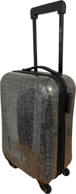 Leonardo Handbagage Koffer 51x31x20 - Hardcase - Cijferslot - Reiskoffer - Lichtgewicht Koffer - Grey -Bagageopslag 471x1200 11