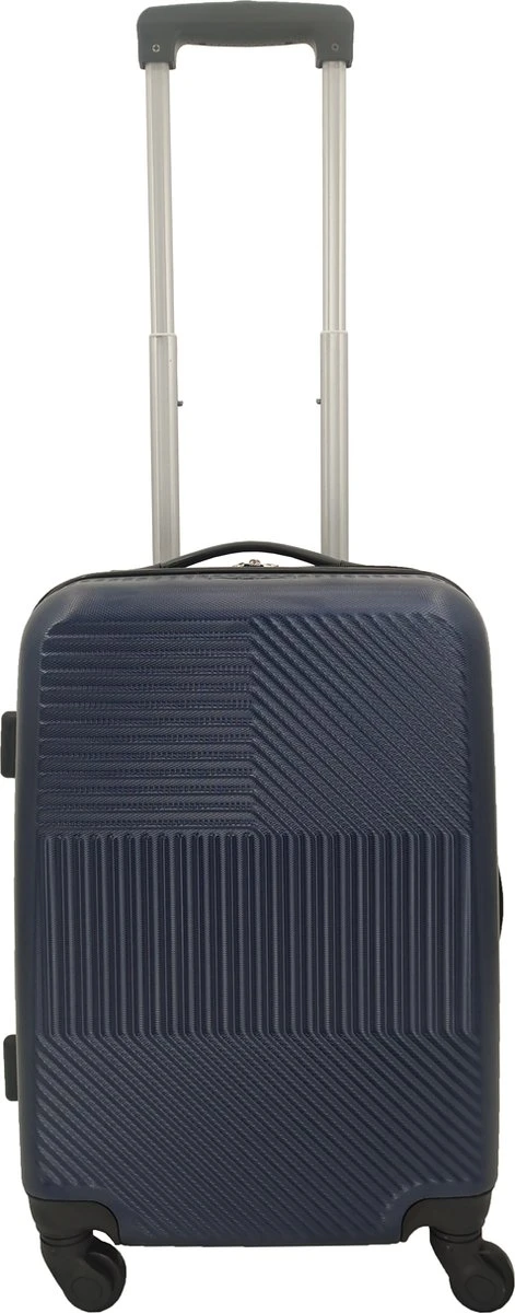 SB Travelbags Handbagage Koffer 55cm 4 Wielen Trolley - Blauw 3 SB Travelbags Handbagage Koffer 55cm 4 Wielen Trolley - Blauw