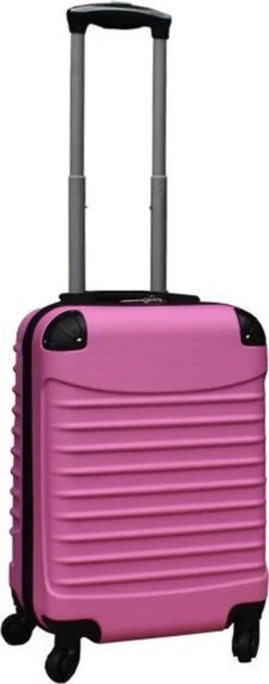 Travelerz Kofferset 3 Delig Met Wielen En Cijferslot - Handbagage Koffers - ABS - Licht Roze -Bagageopslag 472x1200 2