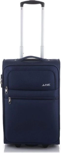 Line Brick Cabin Trolley 2 Wheel 55 Dark Navy 28 Line Brick Cabin Trolley 2 Wheel 55 Dark Navy -Bagageopslag 479x1200