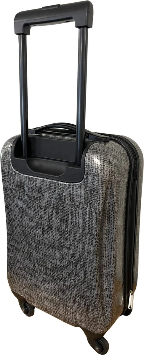 Leonardo Handbagage Koffer - 51x31x20 - Alle Vliegmaatschappijen - Hardcase - Cijferslot - Reiskoffer - Lichtgewicht Koffer - Grey 4 Leonardo Handbagage Koffer - 51x31x20 - Alle Vliegmaatschappijen - Hardcase - Cijferslot - Reiskoffer - Lichtgewicht Koffer - Grey - Afbeelding 2