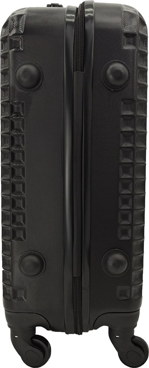 SB Travelbags Handbagage Koffer 55cm 4 Wielen Trolley - Zwart 5 SB Travelbags Handbagage Koffer 55cm 4 Wielen Trolley - Zwart - Afbeelding 3