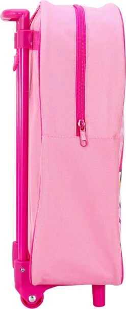 Paw Patrol SKYE Unicorn Eenhoorn Trolley Koffertje Vakantie Logeren Tripjes Roze Regenboog -Bagageopslag 489x1200 2