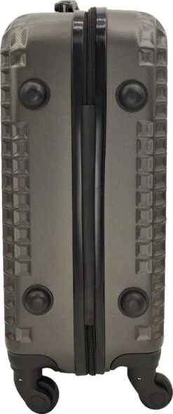 SB Travelbags Handbagage Koffer 55cm 4 Wielen Trolley - Donker Grijs -Bagageopslag 501x1200 2