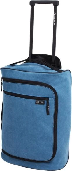 Norländer Lyon Canvas Trolley Trolleytas Blauw -Bagageopslag 504x1200 1