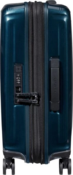Samsonite Reiskoffer - Nuon Spinner 55/20 Exp (Handbagage) Metallic Dark Blue -Bagageopslag 505x1200