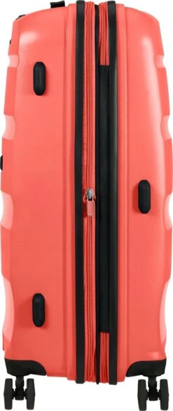 American Tourister Reiskoffer - Bon Air Dlx Spinner 66/24 Tsa Uitbreidbaar (Medium) Flash Coral -Bagageopslag 506x1200 2