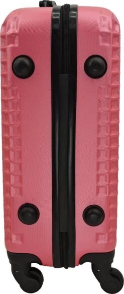 SB Travelbags Handbagage Koffer 51cm 4 Wielen Trolley - Roze 14 SB Travelbags Handbagage Koffer 51cm 4 Wielen Trolley - Roze -Bagageopslag 508x1200 2