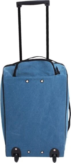 Norländer Lyon Canvas Trolley Trolleytas Blauw -Bagageopslag 526x1200 4