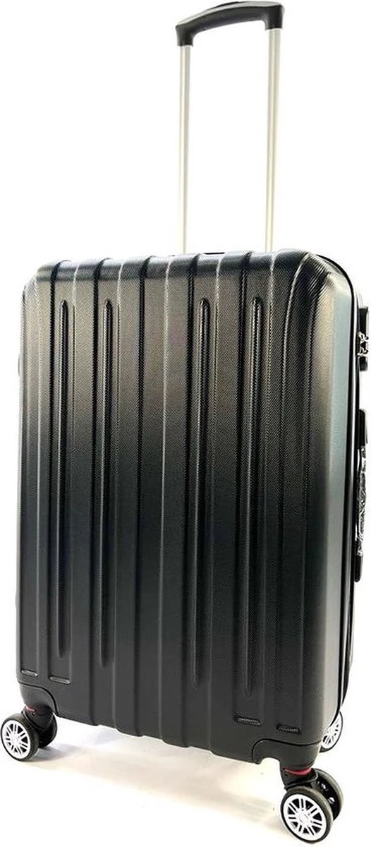 AATravel XL Reiskoffer - Trolley ABS - Met Dubbele Wielen - 76 Cm - 110 Liter - Zwart 3 AATravel XL Reiskoffer - Trolley ABS - Met Dubbele Wielen - 76 Cm - 110 Liter - Zwart