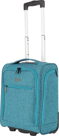 Travelite Handbagage Zachte Koffer / Trolley / Reiskoffer - Cabin - 43 Cm - Blauw -Bagageopslag 527x1200