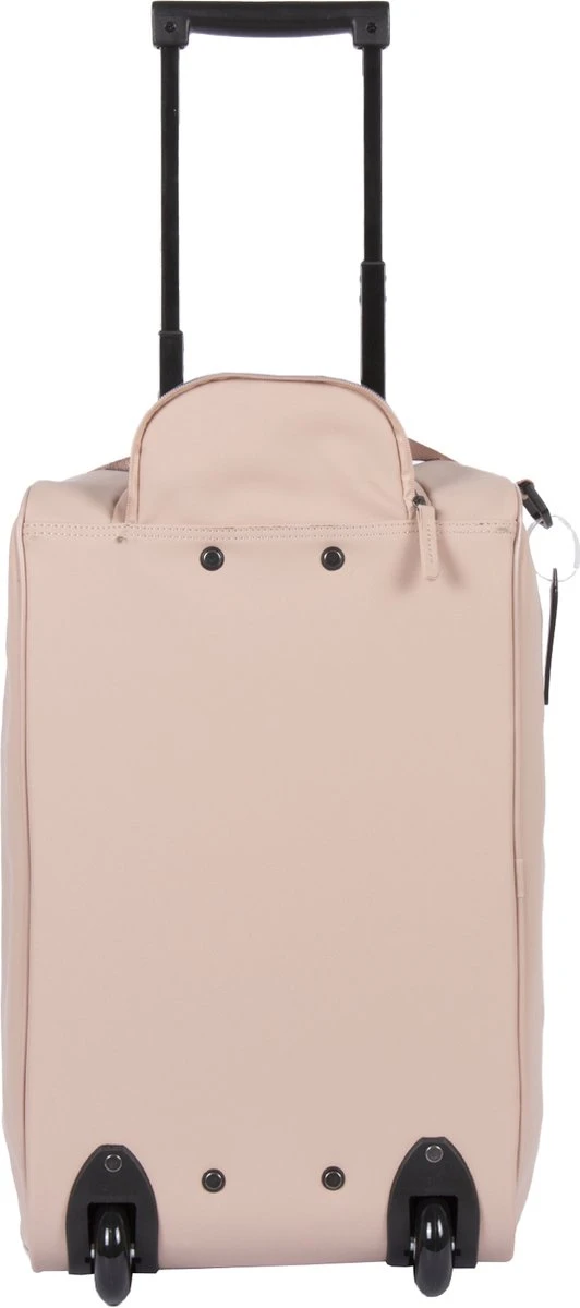 New Rebels® Harper Reistas / Weekendtas Geschikt Voor Handbagage - Waterafstotend Polyutheraan - Trolley Met Wielen En Reflectiedetails - Oud Roze - 29L 5 New Rebels® Harper Reistas / Weekendtas Geschikt Voor Handbagage - Waterafstotend Polyutheraan - Trolley Met Wielen En Reflectiedetails - Oud Roze - 29L - Afbeelding 3