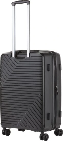 CarryOn Transport TSA Reiskoffer - Trolley 67cm Met Expander - OKOBAN - YKK Ritsen - Dubbele Wielen - Zwart -Bagageopslag 539x1200 3