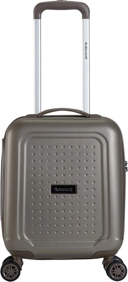 Decent Handbagage Koffer / Trolley / Reiskoffer - 42 Cm - 24 Liter - ABS - Maxi Air - Champagne 13 Decent Handbagage Koffer / Trolley / Reiskoffer - 42 Cm - 24 Liter - ABS - Maxi Air - Champagne - Afbeelding 11