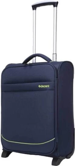 Decent Handbagage Koffer / Trolley / Reiskoffer - 50 Cm - 35 Liter - Polyester - Super-Light - Blauw 27 Decent Handbagage Koffer / Trolley / Reiskoffer - 50 Cm - 35 Liter - Polyester - Super-Light - Blauw -Bagageopslag 548x1200 2
