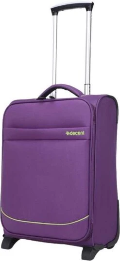 Decent Handbagage Koffer Super-Light 50 - Paars -Bagageopslag 551x1200 1