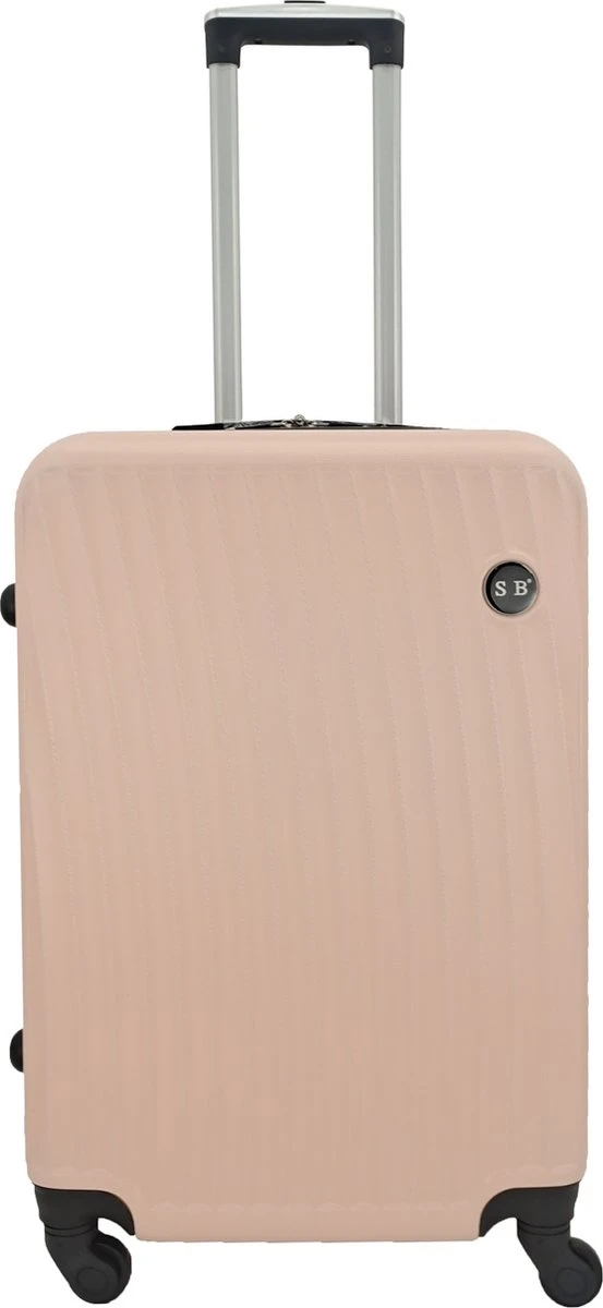 SB Travelbags Kofferset - 2 Delige -Licht Roze - 65cm/55cm 4 SB Travelbags Kofferset - 2 Delige -Licht Roze - 65cm/55cm - Afbeelding 2