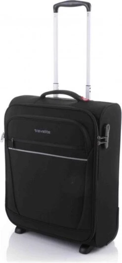 Travelite Cabin 2 Wheel Trolley Black -Bagageopslag 557x1200