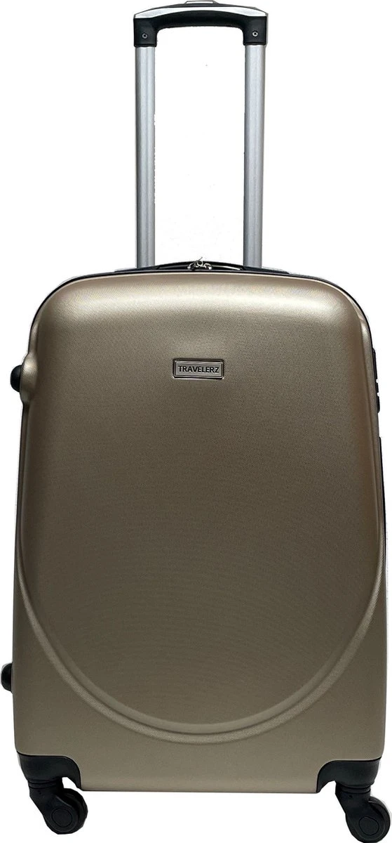 Castillo Travelerz 4 Delige ABS Kofferset - Champagne 4 Castillo Travelerz 4 Delige ABS Kofferset - Champagne - Afbeelding 2