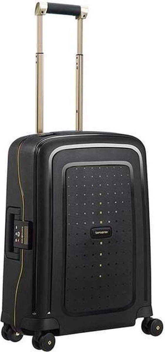 Samsonite Reiskoffer - S'Cure Dlx Spinner 55/20 (Handbagage) Black/Gold Deluscious 13 Samsonite Reiskoffer - S'Cure Dlx Spinner 55/20 (Handbagage) Black/Gold Deluscious - Afbeelding 11
