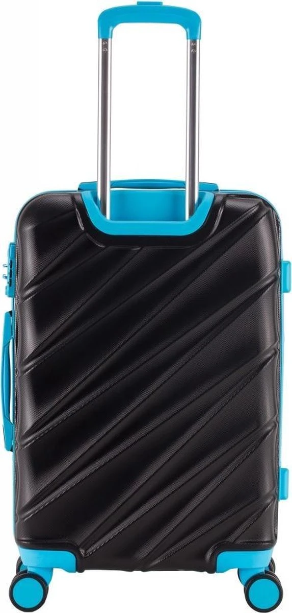 Decent Lumi Fix Handbagage Koffer - 55 Cm - Black/Blue 4 Decent Lumi Fix Handbagage Koffer - 55 Cm - Black/Blue - Afbeelding 2