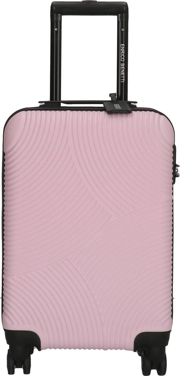 Enrico Benetti Louisville 39040 Handbagage Koffer Hardcase ABS - Roze 3 Enrico Benetti Louisville 39040 Handbagage Koffer Hardcase ABS - Roze