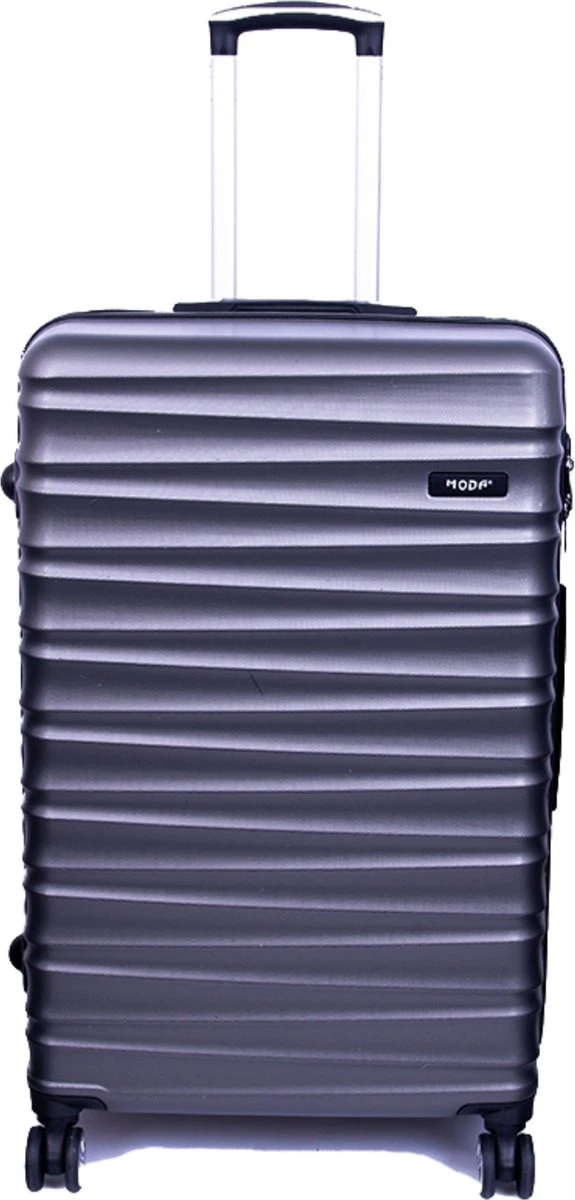 Tobeyz - Koffer - Donkergrijze Handbagage - Groot - Verrijdbaar Op 4 Wielen - Stevig ABS - Lichtgewicht, Trolley 4 Tobeyz - Koffer - Donkergrijze Handbagage - Groot - Verrijdbaar Op 4 Wielen - Stevig ABS - Lichtgewicht, Trolley - Afbeelding 2