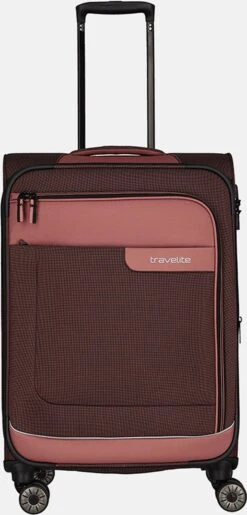 Travelite Zachte Koffer / Trolley / Reiskoffer - Viia - 67 Cm (medium) - Roze -Bagageopslag 575x1200 8