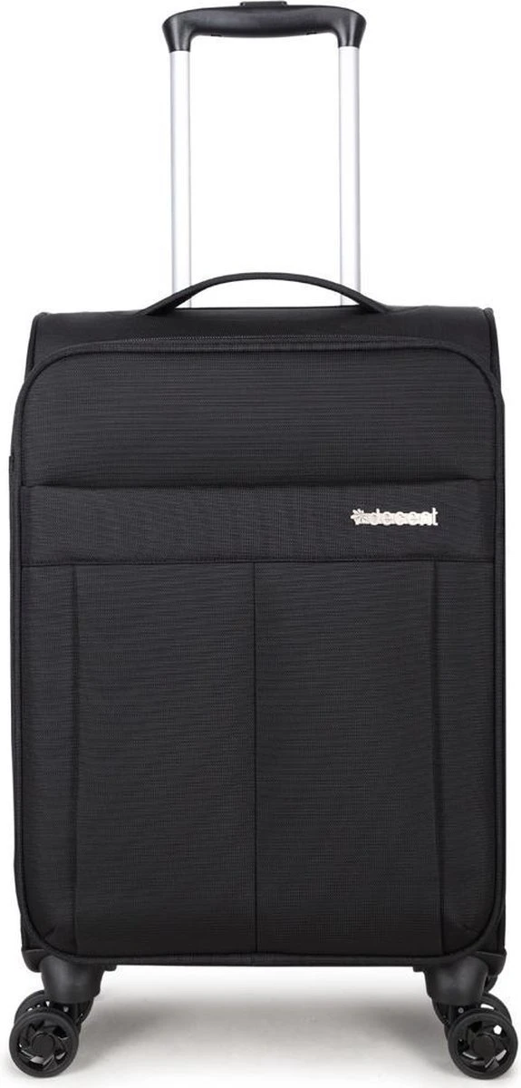 Decent D-Upright Handbagage Koffer - 55 Cm - TSA Slot - Zwart 3 Decent D-Upright Handbagage Koffer - 55 Cm - TSA Slot - Zwart