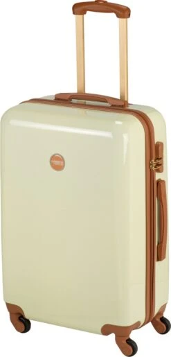 Princess Traveller Trendy Dots - Reiskoffer - Crème - M - 66cm -Bagageopslag 576x1200 13
