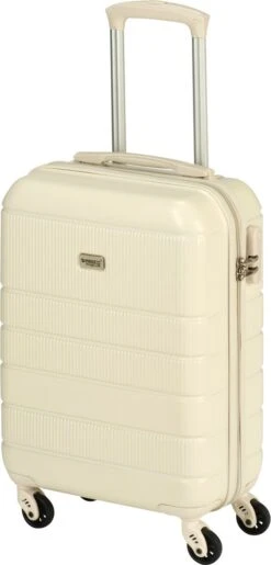 Princess Traveller Florence - Handbagagekoffer Met Strap - Crème - S - 55cm -Bagageopslag 576x1200 5