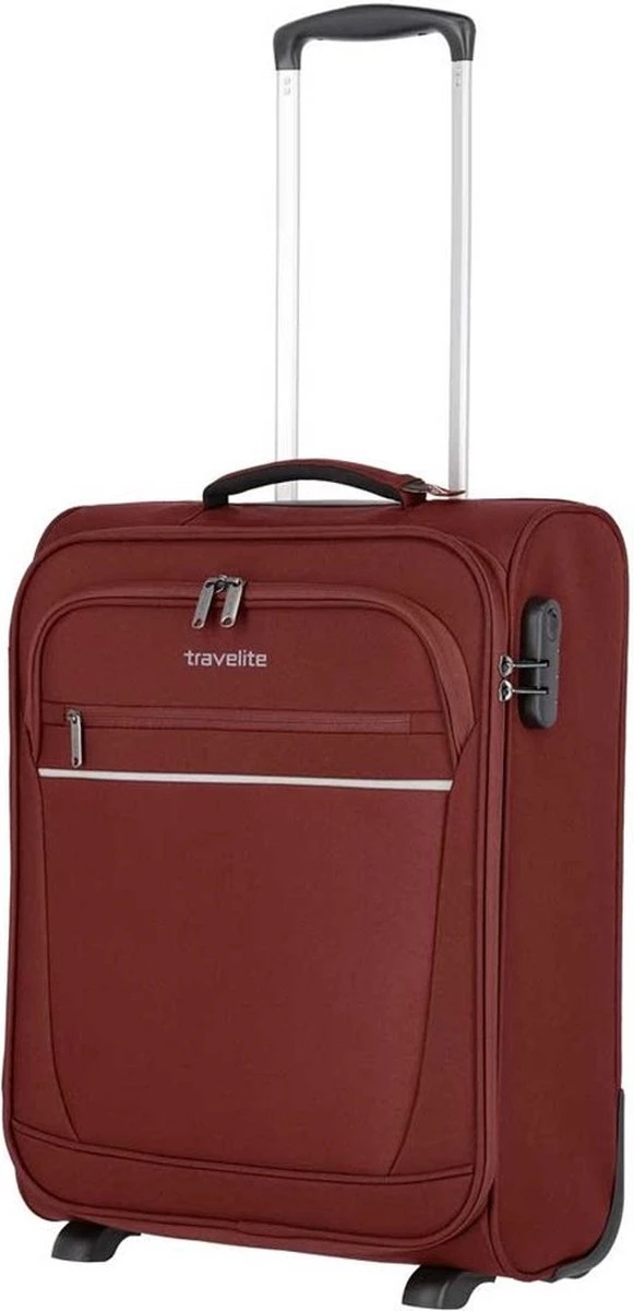 Travelite Cabin 2 Wheel Trolley Bordeaux 3 Travelite Cabin 2 Wheel Trolley Bordeaux