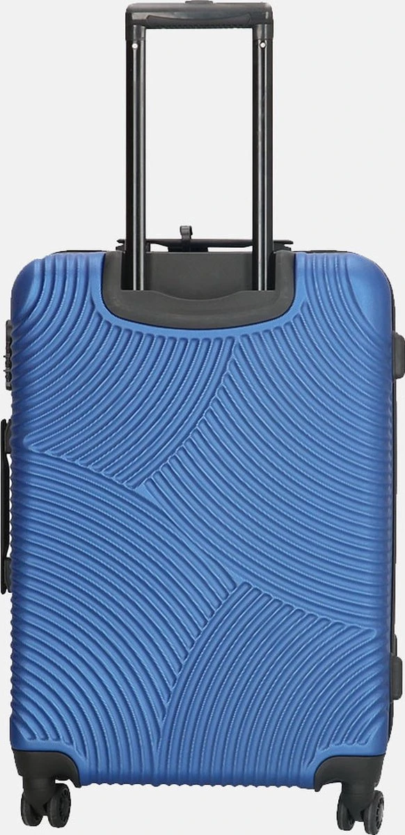 Enrico Benetti Koffer / Trolley / Reiskoffer - 65 X 41 X 25 Cm - 68 Liter - ABS - Maat M - Louisville - Blauw 4 Enrico Benetti Koffer / Trolley / Reiskoffer - 65 X 41 X 25 Cm - 68 Liter - ABS - Maat M - Louisville - Blauw - Afbeelding 2