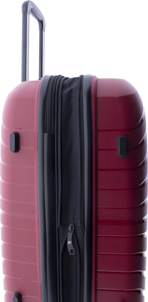 Gladiator Kick-Off Middelgrote Koffer Expandable - 67 Cm - 72/90 Liter - Eco Friendly Recyclebaar PP - Rood 15 Gladiator Kick-Off Middelgrote Koffer Expandable - 67 Cm - 72/90 Liter - Eco Friendly Recyclebaar PP - Rood - Afbeelding 13