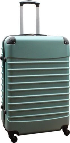 Travelerz Kofferset 3 Delig Met Wielen En Cijferslot - ABS - Groen (228-) -Bagageopslag 588x1200 6