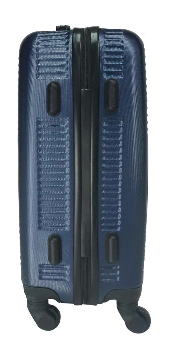 SB Travelbags Handbagage Koffer 55cm 4 Wielen Trolley - Blauw 4 SB Travelbags Handbagage Koffer 55cm 4 Wielen Trolley - Blauw - Afbeelding 2