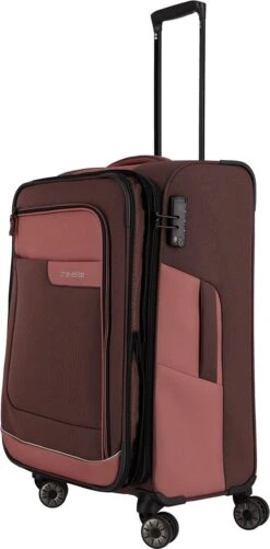 Travelite Zachte Koffer / Trolley / Reiskoffer - Viia - 67 Cm (medium) - Roze -Bagageopslag 592x1200 7