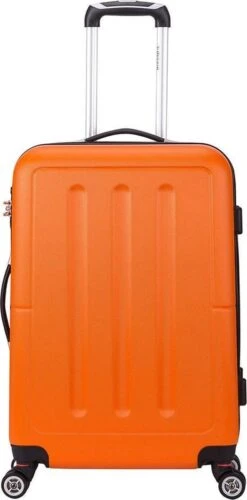 Bagageopslag 22 Decent Neon Fix Medium Koffer - 66 Cm - Oranje