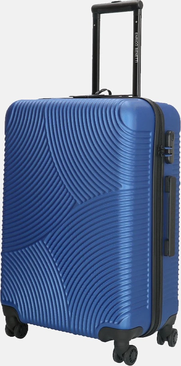 Enrico Benetti Koffer / Trolley / Reiskoffer - 65 X 41 X 25 Cm - 68 Liter - ABS - Maat M - Louisville - Blauw 6 Enrico Benetti Koffer / Trolley / Reiskoffer - 65 X 41 X 25 Cm - 68 Liter - ABS - Maat M - Louisville - Blauw - Afbeelding 4