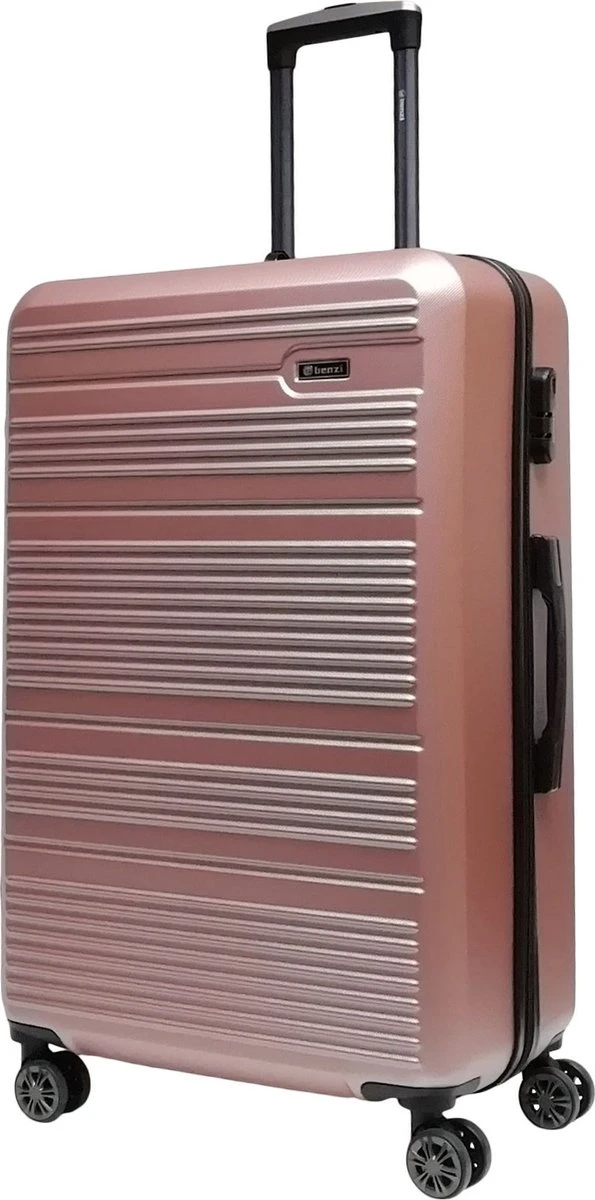 Benzi Lugo Grote Koffer - 75 Cm - Rosé Goud 7 Benzi Lugo Grote Koffer - 75 Cm - Rosé Goud - Afbeelding 5